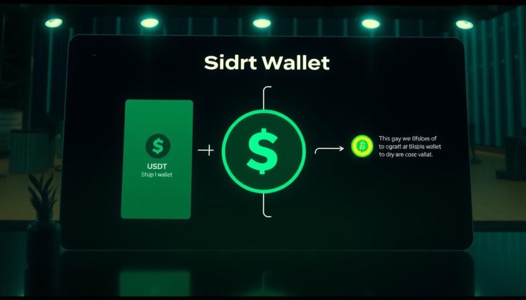 USDT錢包設置圖片