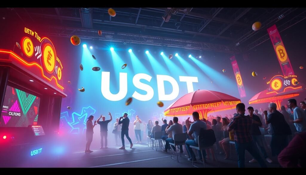 生成USDT加密貨幣娛樂平台的圖片